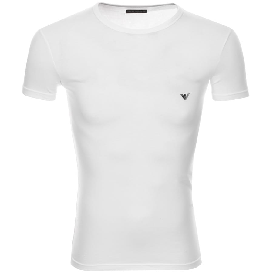 Alternative Image for ProductEmporio Armani Crew Neck Lounge T Shirt White2